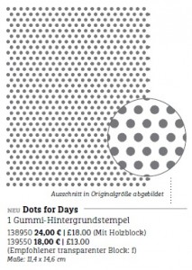 Hintergrundstempel-Dots for-Days-Stampin