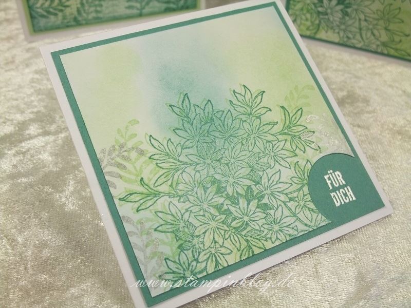 Karte-Danke-Awesomely-Artistic-Silber-Lagunenblau-Jade-Stampin