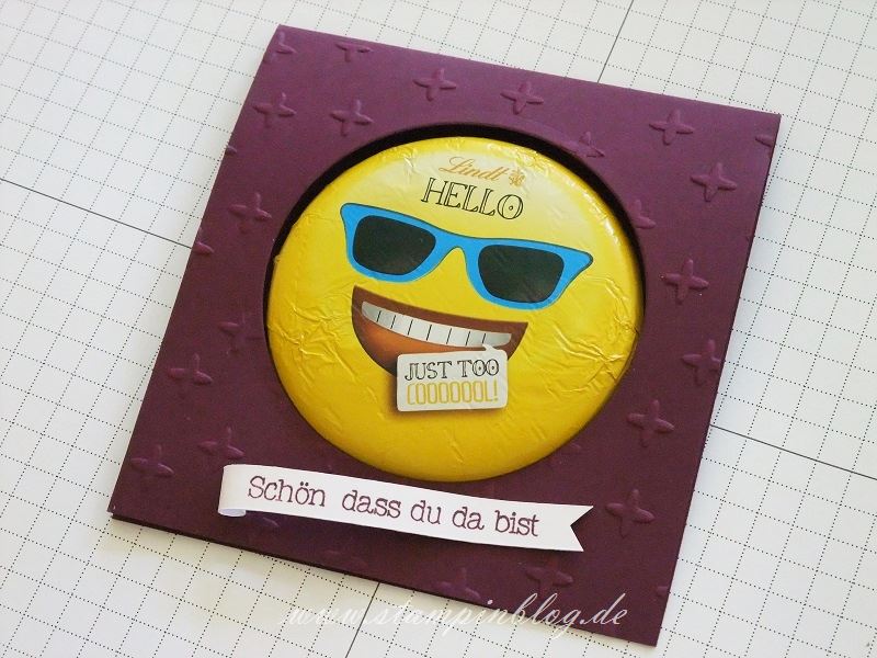 Goodie-Gastgeschenk-Smiley-Emoticon-Lindt-Schokolade-Stampinblog-Stampin