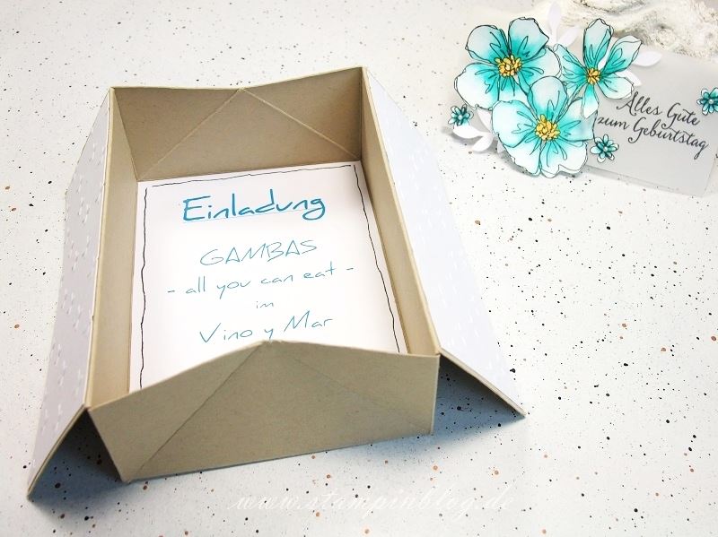 Gutschein-Geburtstag-Box-Card-Karte-Blumen-Penned-Painted-bermudablau-Stampinblog-Stampin