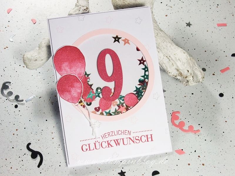 Geburtstag-Glückwunsch-Karte-Zahl-Mädchen-Pink-Stampinblog-Stampin