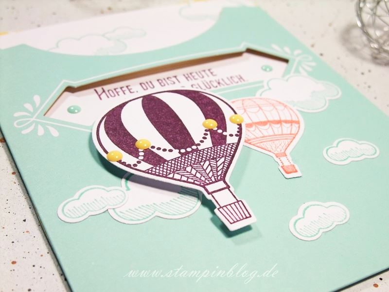 Kartenset-Kreativ-Kuvertiert-Abgehoben-Heißluftballon-Ballon-Stampinblog-Stampin