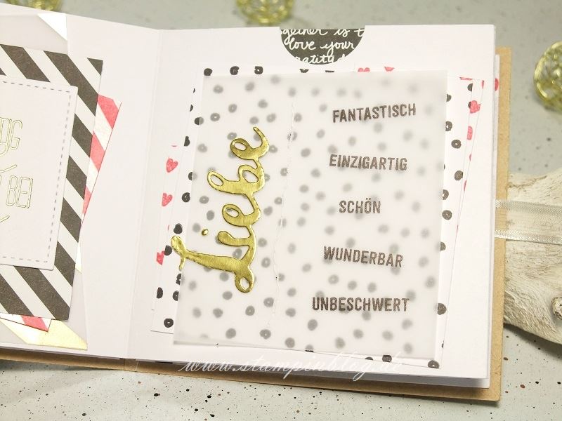 Album-Valentinstag-Liebe-Herz-einzigartig-pink-schwarz-gold-Stampinblog-Stampin