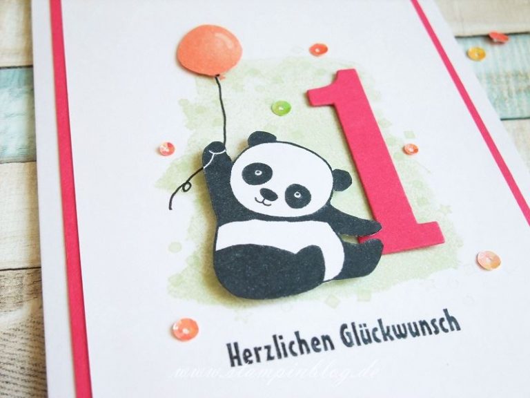 Glückwunsch zum 1. Geburtstag Stampinblog